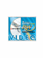 DHW47V10 DVD-RW for Video 2倍速 10枚ブランドレーベル