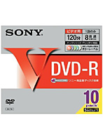 録画用DVD-R 8倍速 10DMR12HPC
