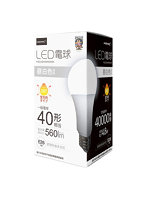 HIDISC LED電球（一般電球40形相当） 昼白色 HDLED40W5000K