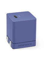 デジフォース Cube キューブ型PD充電器 20W 1C ネイビーブルー D0037NB
