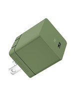 デジフォース Cube キューブ型PD充電器 30W 1C オリーブグリーン D0081OG