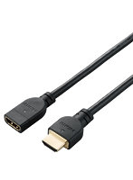 HDMI 延長 ケーブル 1.5m 4K 60p 金メッキ Fire TV Stick など対応 RoHS指令準拠 ARC ブラック DH-HDEX15BK
