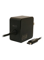 ミヨシ GaN USB-PDケーブル一体型 65w 黒 1.5m IPA-GC15AN/BK
