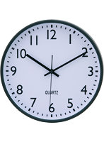 掛時計 インデックス Φ30cm BK