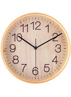 掛時計 プライウッド Φ28cm NA（85366）