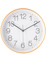掛時計 プライウッド Φ28cm WH（85368）