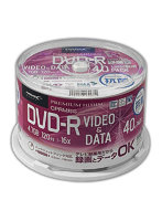 HIDISC DVD-R 抗菌メディア 録画/データ用 16倍速 4.7GB ホワイトワイドプリンタブル スピンドルケース ...