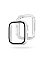EGARDEN ガラスフィルム一体型ケースfor Apple Watch 45mm クリア EG24879AWCL