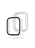 EGARDEN ガラスフィルム一体型ケースfor Apple Watch 44mm クリア EG24883AWCL