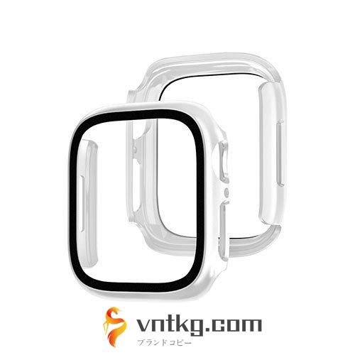 EGARDEN ガラスフィルム一体型ケースfor Apple Watch 41mm クリア EG24887AWCL