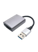 ミヨシ SD microSDカードリーダ ライタ USB-A ダークシルバー USR-ASD1/DS