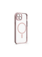 miak レンズガード一体型MagSafe対応クリアケース for iPhone 14 ピンク MA52156i14