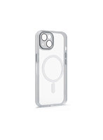 miak レンズガード一体型MagSafe対応クリアケース for iPhone 14 スモーキークリア MA52165i14