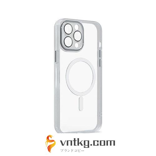 miak レンズガード一体型MagSafe対応クリアケース for iPhone 14 Pro スモーキークリア MA52167i14P