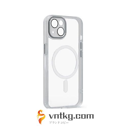 miak レンズガード一体型MagSafe対応クリアケース for iPhone 13 スモーキークリア MA52160i13