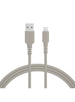 しなやかで絡まない シリコンケーブル 充電 データ転送対応 Apple MFi認証品 USB-A to Lightning 2m カ...