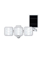ムサシ RITEX フリーアーム式LED高機能センサーライト（5W×3灯） 「ソーラー式」