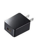 サンワサプライ USB充電器（1A・高耐久タイプ・ブラック） ACA-IP49BKN