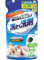ペットの布製品専用 洗たく洗剤 つめかえ用 320g