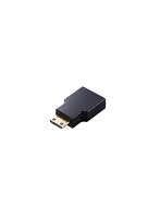 HDMI 変換アダプタ 【 Mini HDMI （タイプC） オス to HDMI （タイプA） メス 】 4K 60P スリムコネクタ...