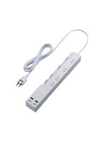 電源タップ 延長コード USB付き 2.5m （ コンセント ×4 Type-C ×2 USB-A ×2 ） PD 対応 個別スイッチ フ...