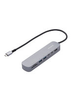USB Type C ドッキングステーション ハブ PD 85W出力 USB-C ×2 USB-A ×2 HDMI ×1 SD＋microSD ×1 【 Win...