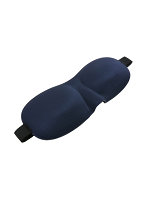 ミヨシ 3Dアイマスク 耳栓付き ネイビー MBZ-EM01/NV
