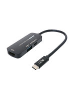 ミヨシ PD対応 USB C to A and HDMI変換アダプタ USA-PHA1