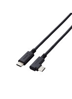 USB Type C ケーブル USB-C to USB-C 1m L字 やわらか 充電/データ転送用 PD 60W 3A USB2.0 【 Type-C ...