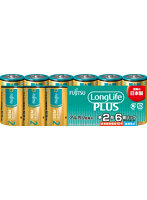 FUJITSU LongLifePLUS 単2・6個 LR14LP（6S）
