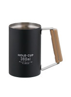 ベストコ 缶ホルダー タンブラー 保冷 ジョッキ ビール 360ml ブラック NQ-0006 HOLD CUP