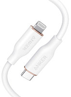 Anker Powerline III Flow USB-C ＆ ライトニング ケーブル 0.9m ホワイト A8662N21