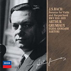 J.S.バッハ:ヴァイオリンとチェンバロのためのソナタ集（全6曲） グリュミオー（VN） サルトリ（HC）（アルバム）