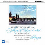 カラヤン/モーツァルト:交響曲第29番、第38番「プラハ」、シューベルト:交響曲第5番（ハイブリッドCD）（アルバム）