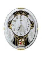 リズム時計 4MN509MC03（白） ミッキー＆フレンズ M509 報時付電波置時計