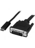 StarTech スターテック CDP2DVIMM1MB USB Type-C-DVI変換アダプタケーブル 1m