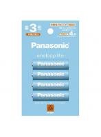 パナソニック Panasonic BK-3LCD/4H エネループライト ニッケル水素電池 単3形 充電式 4本