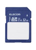 エレコム ELECOM MF-FS032GU11C SDカード SDHC 32GB Class10 UHS-I U1 80MB/s ラベル SDカードケース付き