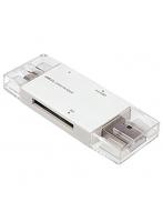 ナカバヤシ CRW-DCSD88W（ホワイト） USB2.0 Type C＆A カードリーダー・ライター