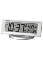 リズム時計 8RZ202-003（白） 電波目覚まし時計