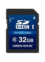 GREEN HOUSE グリーンハウス GH-SDC-A32G SDHCカード 32GB CLASS10