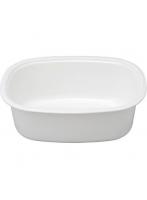 野田琺瑯 nodahoro ホワイトシリーズ 楕円型 洗い桶（ホワイト） WA-O