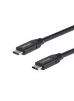 StarTech スターテック USB2C5C50CM（ブラック） USB 2.0 Type-C ケーブル 0.5m 最大5A