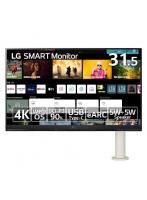 LGエレクトロニクス LG 32SQ780S-W LG SMART Monitor 31.5型 4KwebOS搭載ディスプレイ エルゴアームモデル