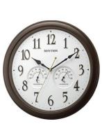 リズム時計 8MGA37SR06（茶メタリック色） オルロージュインフォートM37 クオーツ掛け時計