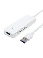 ミヨシ USH-10G2A-WH（ホワイト） USB3.2 Gen2対応USBハブ 4ポート