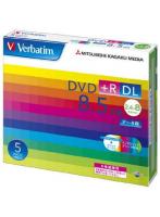 Verbatim バーベイタム DTR85HP5V1 データ用 DVD＋R DL 8.5GB 1回記録 プリンタブル 8倍速 5枚