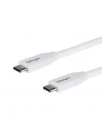 StarTech スターテック USB2C5C2MW（ホワイト） USB 2.0 Type-C ケーブル 2m ホワイト 5A