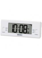 セイコー SEIKO SQ321W（白） 電波目ざまし時計 温度・湿度表示付