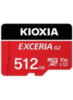キオクシア KIOXIA KMU-B512GR（レッド） EXCERIA G2 microSDHC/microSDXC UHS-I メモリカード 512G